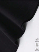 Camiseta masculina 100% algodão - Camiseta minimalista com estampa de avião e gola redonda.