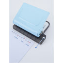 Furadeira de papel compacta e portátil sem furos, com alta precisão e qualidade, ideal para arquivos.