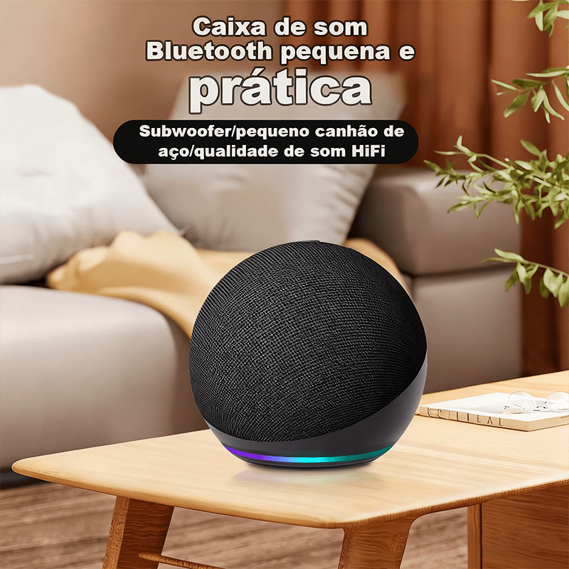Caixa de som original Alexa Echo Dot de 5ª geração.