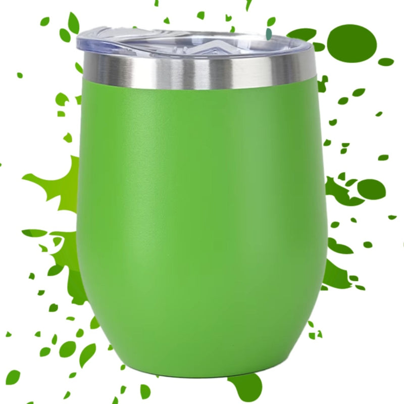 Copo térmico de aço inoxidável 360ml anti-respingos para café e cerveja.