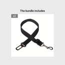 1 unidade de cinto de segurança ajustável para carro, para cães e gatos.