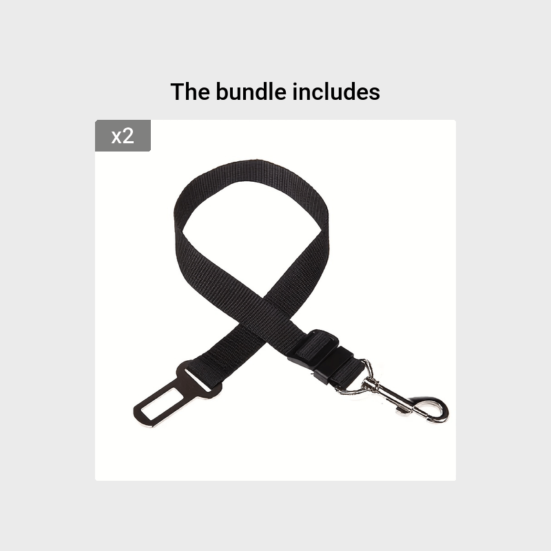 1 unidade de cinto de segurança ajustável para carro, para cães e gatos.