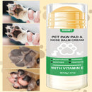Creme hidratante em bastão para cães e gatos, suaviza rachaduras ressecadas, hidratação profunda para patas e focinhos de animais de estimação.