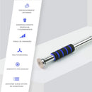 Barra de exercícios ajustável para porta, de 64 a 100 cm.