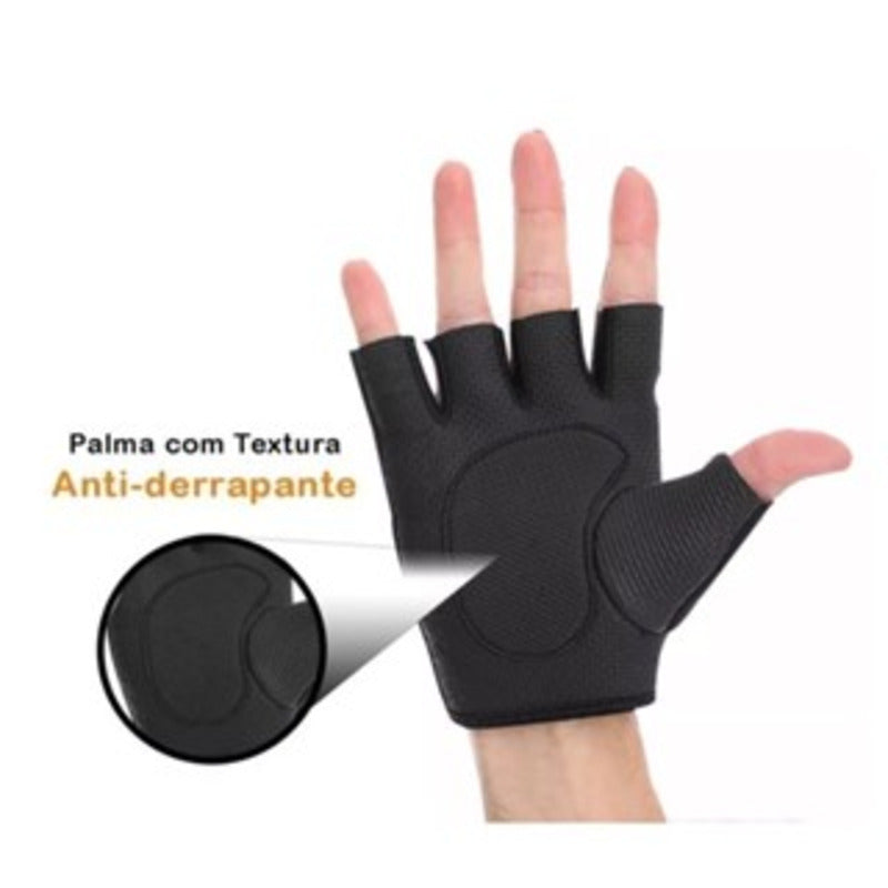 Luvas de ginástica antiderrapantes para homens e mulheres - Treinamento de força e condicionamento físico.
