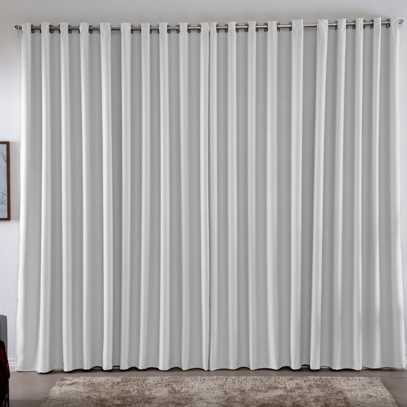 Cortina Blackout - Bloqueio de Luz 2,80 x 1,80, Dois Painéis com Ilhós Cromados.