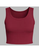 Top cropped canelado premium em 10 cores.