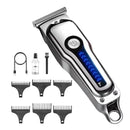 Máquina de cortar cabelo elétrica profissional à prova d'água.