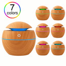 Mini Difusor Ultrassônico Umidificador Aromatizador de Ambientes com LED.