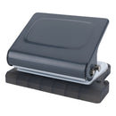 Furadeira de papel compacta e portátil sem furos, com alta precisão e qualidade, ideal para arquivos.