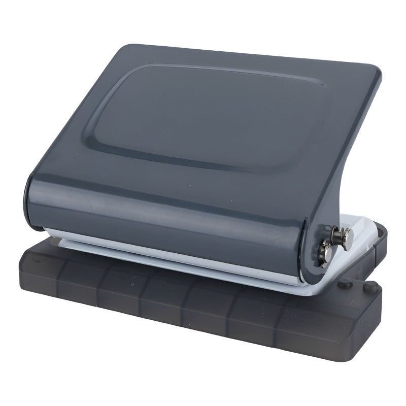 Furadeira de papel compacta e portátil sem furos, com alta precisão e qualidade, ideal para arquivos.