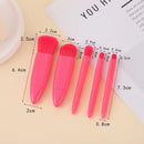 Kit com 5 pincéis de maquiagem e espelho super sofisticado.