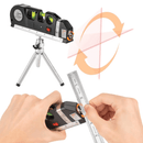 Ferramenta de nivelamento a laser multifuncional com controlador de nível a laser padrão de 2,5 metros (8 pés).
