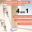 Aspirador 3 em 1, Mop pano sem fio recarregável.