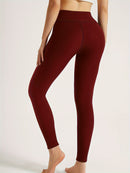 Calça Legging Feminina de Yoga com Cintura Alta.