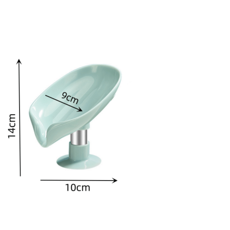Saboneteira minimalista e criativa com ventosa – Organizador para banheiro e cozinha.