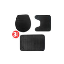 Conjunto de 3 tapetes de banheiro felpudos, antiderrapantes e hipoalergênicos