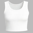 Top cropped canelado premium em 10 cores.