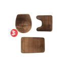 Conjunto de 3 tapetes de banheiro felpudos, antiderrapantes e hipoalergênicos