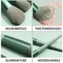 Conjunto de 13 pincéis de maquiagem Kabuki profissionais para contorno.