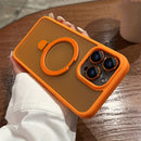 Capa de celular de luxo com suporte magnético, resistente a impactos e com carregamento sem fio.