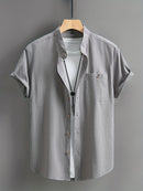 Camisa casual masculina.