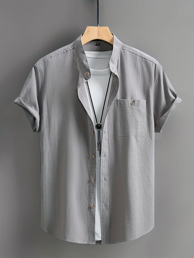 Camisa casual masculina.