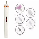 Lixadeira de unhas elétrica sem fio - Caneta artística portátil para manicure e pedicure.