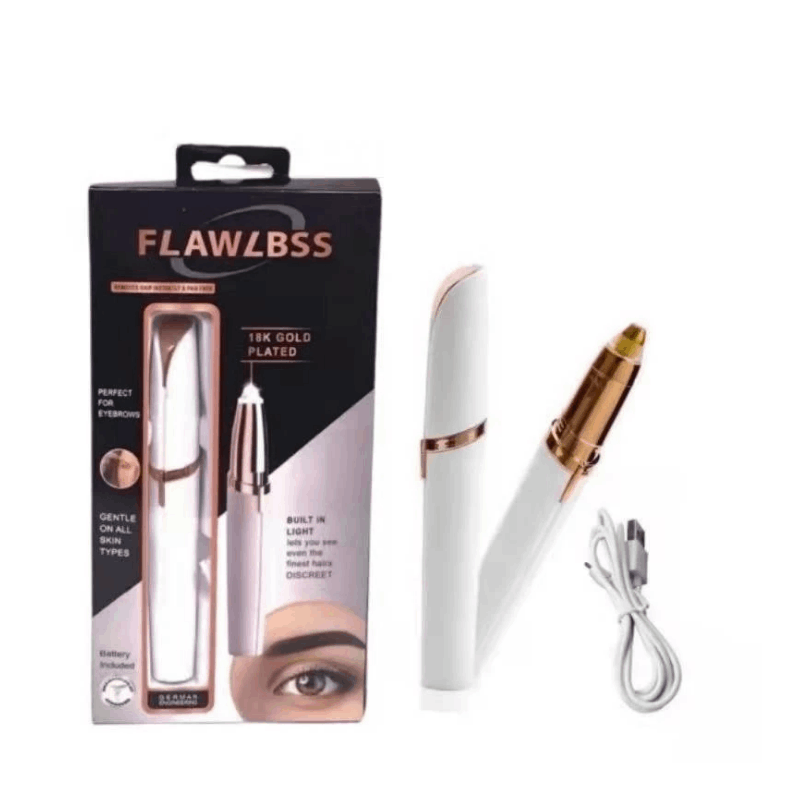 Depilador de Sobrancelhas Indolor com Remoção Instantânea via USB.