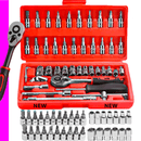 Kit de ferramentas com 46 peças.