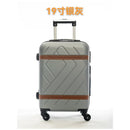 Mala de viagem, Tamanhos 17, 18, 19, 20 e 21 polegadas. Possuem protetores de canto em liga de alumínio resistentes a impactos e trava TSA. Feitas de ABS e fibra de poliéster refinada com superfície lisa.