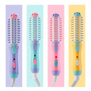 Escova modeladora e chapinha portátil bivolt 2 em 1, prática e eficiente.