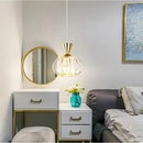 Lustre de cristal 3 cores em 1 lustre nórdico de metal e cristal.