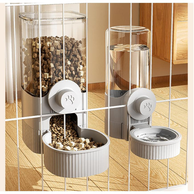 Bebedouro automático suspenso de 1200ml para cães e gatos.