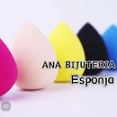 12 Esponjas de Maquiagem/Esponja de Maquiagem Facial Base e Corretor/Com Caixas.
