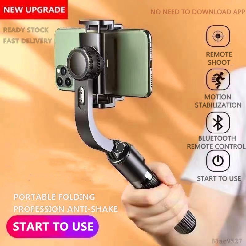 Estabilizador Gimbal Bastão de Selfie Tripé Bluetooth 4.0 Sem Fio.