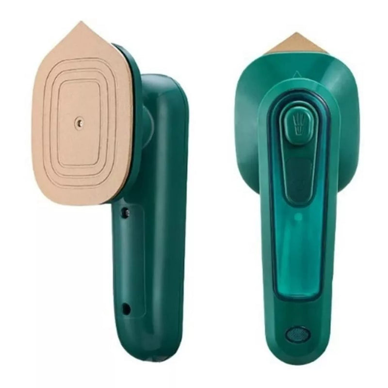 Ferro a vapor elétrico portátil mini, compacto e leve para viagens e uso doméstico.