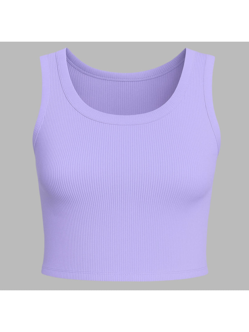 Top cropped canelado premium em 10 cores.