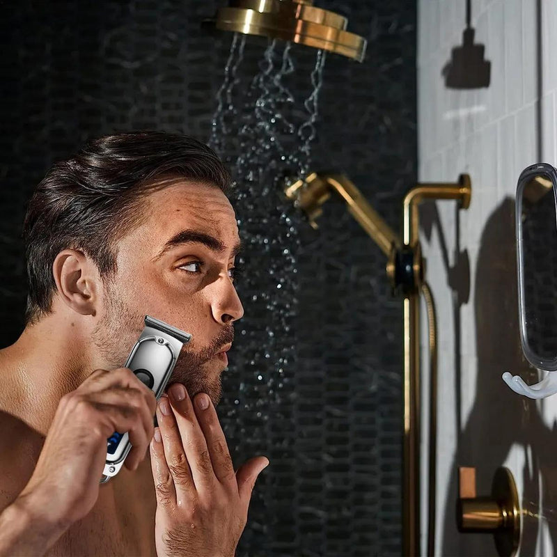 Máquina de cortar cabelo elétrica profissional à prova d'água.