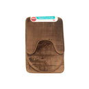 Conjunto de 3 tapetes de banheiro felpudos, antiderrapantes e hipoalergênicos