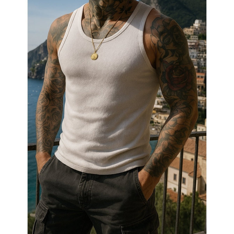 Regata canelada masculina americana.