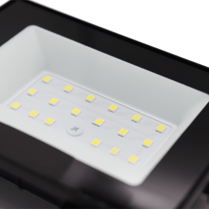 Kit com 3 Refletores LED de 100W, Holofote Bivolt, À Prova D'Água e Resistente ao Frio