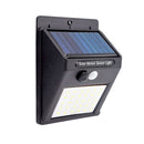 Lanterna solar com 30 LEDs - Sensor de movimento e ativação automática no escuro, fácil instalação.