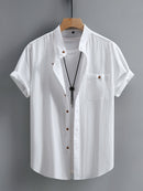 Camisa casual masculina.