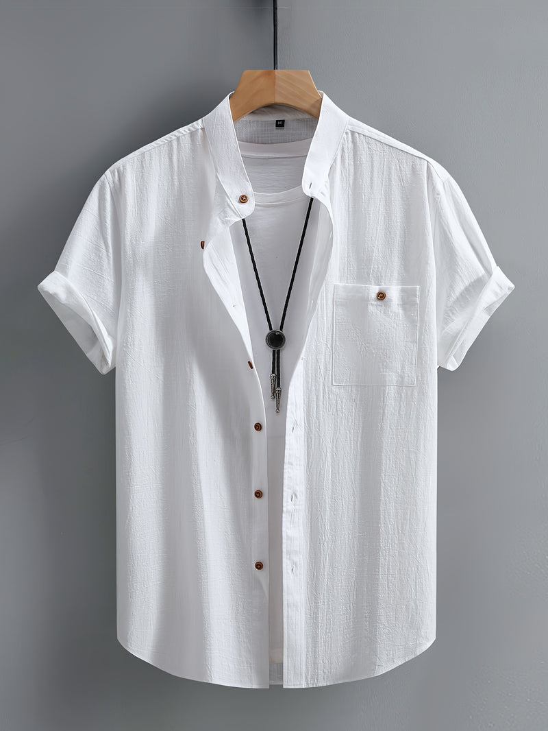 Camisa casual masculina.