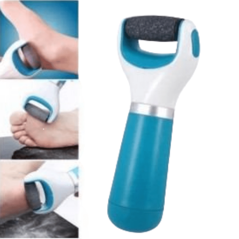 Lixa elétrica portátil para pés, removedora de calos e pedicure + 1 refil.