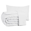 Conjunto de cama Casal Queen com 3 peças - Super macio com lençóis para cama box.