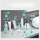 Suporte para escova de dentes elétrica com armazenamento integrado, sensor inteligente, esterilização, ventilação e drenagem eficiente.