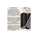 Cortina Blackout 2,20m x 1,30m para Quarto e Sala de Estar, Bloqueia 100% da Luz em PVC.