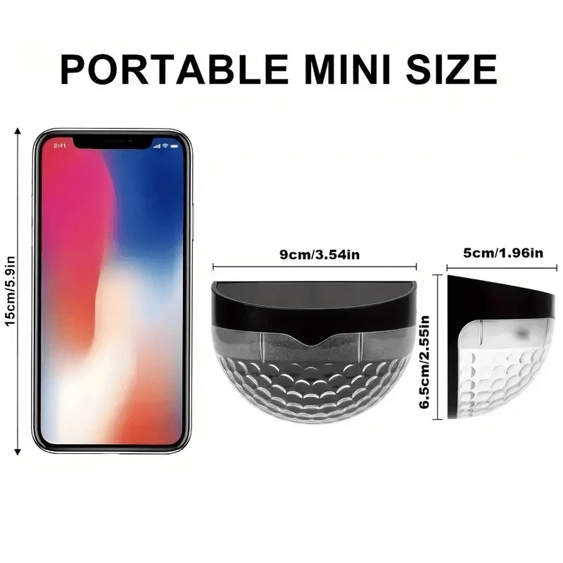 Conjunto de 4 luminárias solares para cerca, deck e parede – Iluminação externa perfeita para cercas, decks, pátios, garagens e escadas.